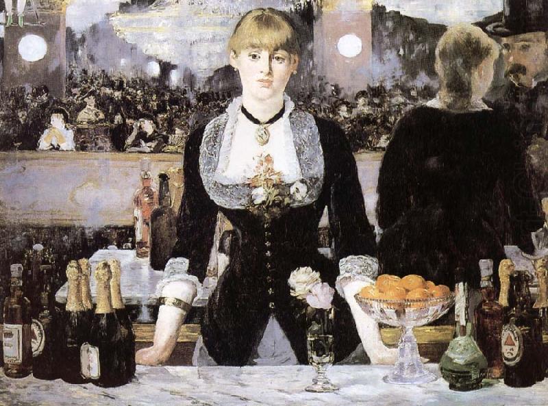 An inclement in the Foils Bergere, Edouard Manet